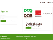 Tablet Screenshot of mail.dos.co.th